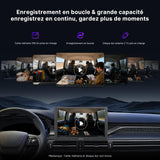 ATOTO AC-HN9CBV2 Caméra Intérieure Frontale, AHD 1080p, Grand Angle 135°, Vision Nocturne Starlight, Enregistrement en Boucle, Mode Parking, Série V10