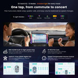 ATOTO A7G225PKL 12.5” Android Double DIN Car Stereo, Wireless CarPlay & Android Auto, AI Driving Alert & Geolocation Awareness, Car Location Tracking, 4G LTE, Parking Guard, Hi-Fi DSP 4V Pre-Out, EdgeFit Design