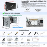 ATOTO A6PF 7inch Double DIN Android Car Stereo QLED Touchscreen, Wireless CarPlay & Wireless Android Auto, MirrorLink, GPS Tracking, Dual Bluetooth, WiFi/BT/USB Tethering, HD LRV, 2G+32G, A6G2B7PF