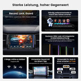 ATOTO S84G2D7PB 7 Zoll Doppel-DIN Android Autoradio mit Ambientebeleuchtung, KI-Fahrassistent DriveChat, Notfall-Unfallerkennung, Parkschutz, GPS-Ortung, Hi-Fi DSP 4V Pre-Out