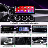 ATOTO S8MBEC5L12C8PN 12,3" Autoradio Bluetooth, Compatibile con Mercedes Benz E W212 NTG4.5/4.7 2014, CarPlay e Android Auto, Navigatore GPS, AI, 2 BT, 4G LTE, Mantiene Tutte le Funzionalità Originali