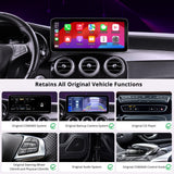 ATOTO S8MBBC412C8PN 12,3" Autoradio Android Auto & CarPlay Sans Fil - Compatible Mercedes Benz Classe B W246 (2013-2014) - Bluetooth, GPS Intégré, AI, Conserve Toutes les Fonctions d'Origine