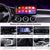 ATOTO 12,3 インチ オートラジオ Bluetooth CarPlay e Android Auto ディスプレイ、Mercedes Benz E W212 NTG4.5/4.7 Radio 2014 と互換性あり、Mantiene Tutte le Funzionalità Originali、Navigatore Auto、AI、2 BT、4G LTE
