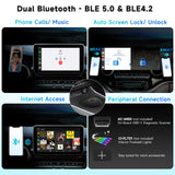 ATOTO CarWave CB6 Magic AI Box - Wireless CarPlay & Android Auto, Android 13 OS, 8-Core, 8G+128G, Car Streaming Video Box for Netflix, Spotify, 4G LTE, WiFi, Dual Bluetooth, OBD II, microSD, OTA, Gray