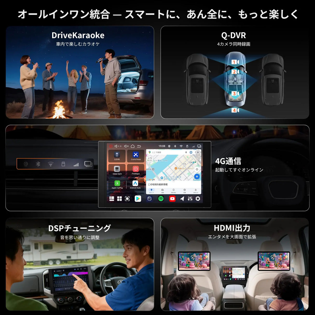 Androidカーナビ　卓上動作確認済み！ Amazon.co.jp: XTRONS カーナビ 2DIN 8コア Android14 一体型車載PC