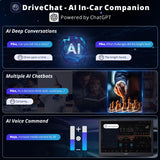 ATOTO X10G129E 12,9" 1 DIN Autoradio mit QLED Floating Display, 8+128GB, In-Dash Navigation, 4G LTE, Kabelloses CarPlay &amp; Android Auto, Dual-Phone Verbindung, Dual Bluetooth, GPS-Tracking, SCVC und AI Sprachassistent 