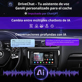 ATOTO A5LVWA7T Radio Coche 2 DIN 7" con Navegación, Compatible con VW Golf/Polo/Tiguan, CarPlay y Android Auto Inalámbrico, MirrorLink, WiFi/BT/USB, DSP EQ de 24 Bandas, FM/AUX/TF, 2G+32G