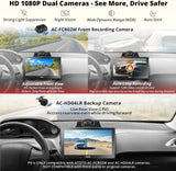 ATOTO 7" Portable Sat Nav with QLED Touchscreen, Wireless CarPlay & Android Auto, 4+32G, 4G LTE, GPS Navigation, WiFi, 1080P Front & Rear Cameras, Steering Wheel Control & Bluetooth