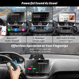 ATOTO P9 Autoradio für tragbares Android mit 7 QLED-Anschlüssen, CarPlay und Android Auto Wireless 2+32 GB, Mirror Link, GPS-Unterstützung, Bluetooth und Bluetooth, WLAN, USB, Bluetooth, HDMI-Anschluss, P907SD
