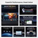 ATOTO A7G209PKL 9" Android 2 DIN Car Stereo, 4GB+64GB, Wireless CarPlay & Android Auto, Wi-Fi/Bluetooth/USB Tethering, Hi-Fi DSP with 4V Pre-Outs, AI Chat & GPS Tracking