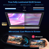 ATOTOEXCEL A6PF 7 inch Android Double DIN Car Stereo, Wireless CarPlay&Android Auto, 8 Core QLED Touchscreen DAB+ Radio 2G+32G, WiFi/BT/USB Tethering, 32-band EQ/DSP, Dual BT, AI Drivechat, LRV/GPS