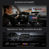 ATOTOZONE X10DG209E 9 Zoll Android DAB+ Autoradio Doppel-Din, 8+128G, 4G LTE, KI-Sprachassistent, Kabelloses Carplay & Android Auto, Duales Mikrofon & BT & Kameraeingang, 36B-EQ, HDMI-Eingang