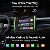 ATOTO A7G225PKL 12.5” Android Double DIN Car Stereo, Wireless CarPlay & Android Auto, AI Driving Alert & Geolocation Awareness, Car Location Tracking, 4G LTE, Parking Guard, Hi-Fi DSP 4V Pre-Out, EdgeFit Design