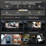 ATOTO X10DG209E Autoradio 2 DIN 9 Pouces, QLED, 8+128G, Microphone Double et Entrée Caméra, CarPlay & Android Auto sans fil, 4G LTE, Assistant vocal IA, Suivi GPS, DAB, Bluetooth, LRV, Entrée HDMI