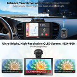 ATOTO P8 7" Portable Touchscreen Car Stereo with Bluetooth Wi-Fi, CarPlay and Android Auto Wireless, Multimedia Audio Player with GPS Tracking, MirrorLink