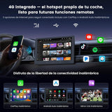 ATOTO S84G211P-S01 10.1 Pulgadas QLED Android Radio de Coche Doble DIN, CarPlay y Android Auto inalámbricos, 4G LTE, WiFi/USB-Tethering, Hi-Fi DSP con pre-Salida de 4V, con cámara de reversa, 4G+64G