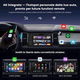 ATOTO A7G2B7PKL-S04 Autoradio 2 DIN Android 7" QLED, 4G LTE Integrato, Wireless CarPlay & Android Auto, DSP Hi-Fi con Uscita Ottica e 4V Pre-Out, SCVC, AI DriveChat, Tethering WiFi/USB, OBD2 Incluso