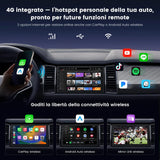 ATOTOEXCEL A7 7 Pollici Android Autoradio 2 Din, 4G LTE Integrato, Wireless CarPlay & Android Auto, Hi-Fi DSP/Uscita Ottica/4V Pre-Out, SCVC, AI DriveChat, Tethering WiFi/USB, [Scanner OBD2 Incluso]