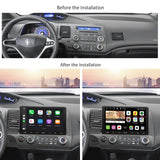 YOFUNG AC-HDCVC03X-ST Installation Mounting Dash Kit for Honda Civic 2006–2011, Only Compatible with ATOTO IAH09D-Style Car Stereo