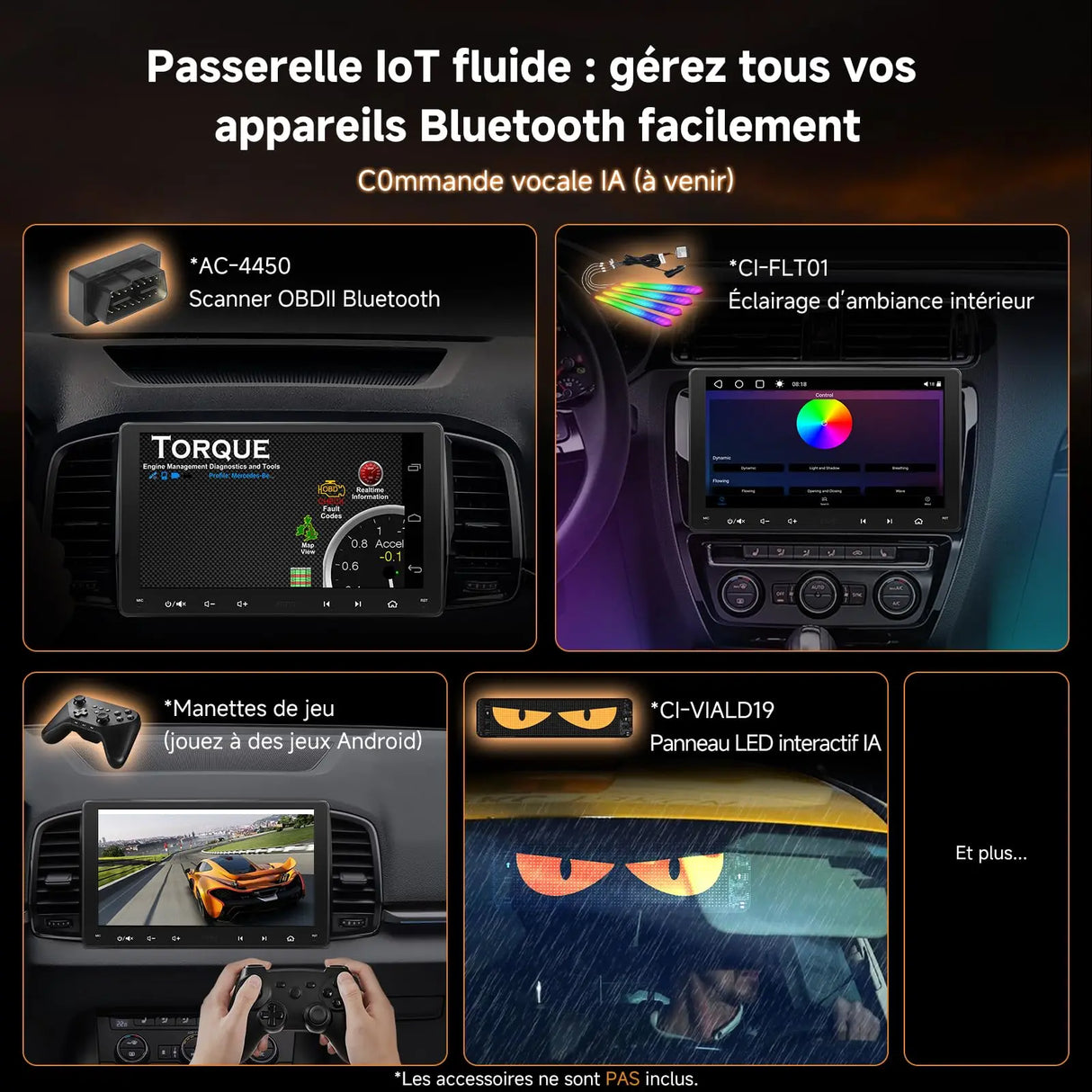 ATOTO S8G2099UN 9" Double Din Android Autoradio con telecamere 1080P, Schermo QLED, CarPlay/Android Auto Wireless, 4G LTE, Wi-Fi, Bluetooth, GPS & AI