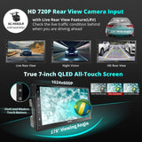 ATOTOZONE A6PF Plus 8-Core 4G+64G 7inch Android Double DIN Car Stereo, 4G LTE, Wireless CarPlay/Android Auto QLED Touch Screen, WiFi/BT/USB Tethering, Dual Bluetooth, 36-Band EQ, AI Chat, DSP/LRV/SWC