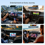 ATOTO CB4B Wireless CarPlay Adapter, Car Smart Box with Dual WiFi, Dual Bluetooth, AI DriveChat, 4G+32G – Supports Netflix/YouTube/128GB TF Card, Plug & Play, Android AI Box, 2025 Upgrade, Black