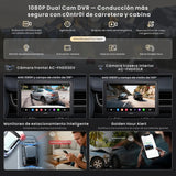 ATOTO X10G209E Autoradio Double Din 9 Pulgadas X10 – Entrada Cámara Delante y Detrás 1080P, Pantalla Táctil QLED, 8GB+128GB, CarPlay Inalámbrico, Android Auto, 4G LTE, Wi-Fi, Bluetooth, DSP, AMP, Subwoofer, GPS