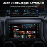 ATOTO S8LJEP09ADM 9" Android Car Stereo for Jeep Wrangler 2007–2015, Grand Cherokee, Dodge Challenger & Chrysler 300C, Wireless Apple CarPlay & Android Auto, 4G LTE, QLED Display, DSP