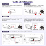 ATOTO CA-AEC122DL Amplificatore Auto 4x60W RMS, 4 Canali, Classe D TI TPA3221, EQ Personalizzabile, Compatto, Cavo Alimentazione 2m, Compatibile con Stereo ATOTO