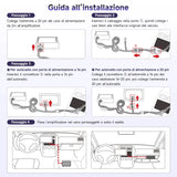 ATOTO CA-AEC122DL Amplificatore Auto 4x60W RMS, 4 Canali, Classe D TI TPA3221, EQ Personalizzabile, Compatto, Cavo Alimentazione 2m, Compatibile con Stereo ATOTO