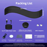 ATOTO CI-VIALD19 Programmable LED Car Sign - 19.4" Voice & App Controlled Scrolling Text Display with Custom RGB Animations for Vehicles, Stores & Hotels (USB 5V Powered, Flexible Mount)