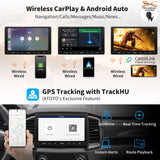 ATOTO S8 8-core 9 inch QLED Double Din Android Car Stereo, Wireless CarPlay & Android Auto, Built-in 4G,WiFi/BT/USB Tethering, 2 Bluetooth, 4G+32G Car Radio, SCVC&DSP, AI Chat, MirrorLink,S8G2094MS
