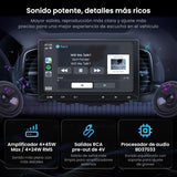 ATOTO F7G211WE Radio Coche 2 DIN de 10,1", Apple CarPlay Inalámbrico y Android Auto Inalámbrico, Pantalla Táctil QLED, DSP, Bluetooth, LRV, MirrorLink, Control del Volante, AUX, Radio FM/AM