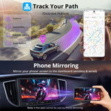 ATOTO A5L Autoradio 2 Din Android 2G+32G, 10 pollici Touchscreen GPS per auto, Tethering di WiFi/BT/USB, CarPlay Wireless e Android Auto Senza fili, Telecamera di backup,MirrorLink, DSP, FM/RDS/TF