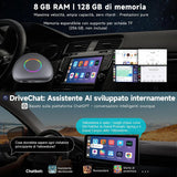 ATOTO CB6 Adaptateur CarPlay Sans Fil avec Mini OBD II – Boîtier CarPlay IA, 8 Go+128 Go Boîtier Streaming Voiture avec 4G, Double Bluetooth, USB, GPS Intégré, Assistant IA, microSD, OTA