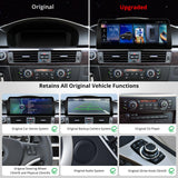 ATOTO 12,3" Autoradio CarPlay Display und Android Auto, kompatibel mit BMW 3er-Serie E90 E91 E92 E93 CIC-System (2008-2012), alle Originalfunktionen erhalten, GPS-Tracking, DriveChat AI, 2 BT, 4G LTE