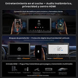 ATOTO X10G209E Autoradio Double Din 9 Pulgadas X10 – Entrada Cámara Delante y Detrás 1080P, Pantalla Táctil QLED, 8GB+128GB, CarPlay Inalámbrico, Android Auto, 4G LTE, Wi-Fi, Bluetooth, DSP, AMP, Subwoofer, GPS