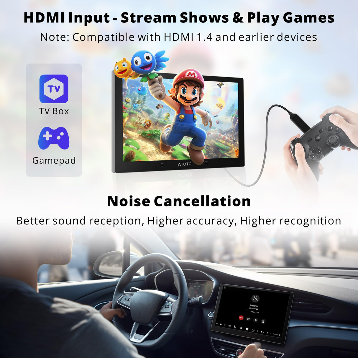 X10G209E 9" Double Din Car Stereo, 8G+128G Android Head Unit, Wireless Carplay & Android Auto, ChatGPT AI Control, GPS Tracking, Dual Microphone & Bluetooth, 4G LTE, 36B-EQ, HDMI Input