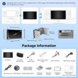 ATOTO A5LG2B7T 7" Double DIN Android Car Stereo with OBD2 Scanner, Wireless CarPlay & Android Auto, DSP, 24B EQ, WiFi/Bluetooth/USB, 4×45W Amp, 2G+32G