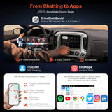 ATOTO S8SLD10ADM 10.1" Android Double Din Car Stereo for 2014–2018 Chevy Silverado & GMC Sierra (1500/2500/3500 & 2019 Classic), Wireless CarPlay/Android Auto, 4G+32G, 4G LTE, DSP, 32-Band EQ