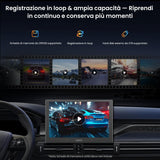 ATOTO AC-HN9FR Dashcam Anteriore AHD 1080p per Auto, 30fps, Visione Notturna Starlight, WDR, Grandangolo 136°, G-Sensore, Modo Parcheggio, Registrazione in Loop, Riproduzione Traccia GPS – Solo Serie V10