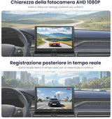 ATOTO AC-HN9RRV3 Telecamera Posteriore AHD 1080p 30fps, 134° Grandangolo, Visione Notturna Starlight, IP67, Sensore G, Parking Mode, Loop Video, Solo Serie V10
