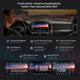 ATOTO X10G110PESM 10.1" Single & Double DIN Car Stereo with Passenger Entertainment Screen, Physical Volume Knob, AI Vision