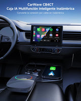 ATOTO CB4CT Wireless CarPlay Adapter AI Box, Android Auto & CarPlay Wireless, Android 13 OS 2G+16G, In-Car Multimedia Streaming Box for YouTube/Netflix, 4G/WiFi/Bluetooth Dual, OTA, Grey