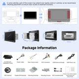 ATOTOZONE A5L 10.1 Zoll Android Doppel Din Radio, WiFi/Bluetooth/USB Tethering, Wireless CarPlay&Android Auto, 2G+32G Autoradio mit Bildschirm, Mirror Link, DSP/FM/AM/RDS/GPS, Sprachsteuerung