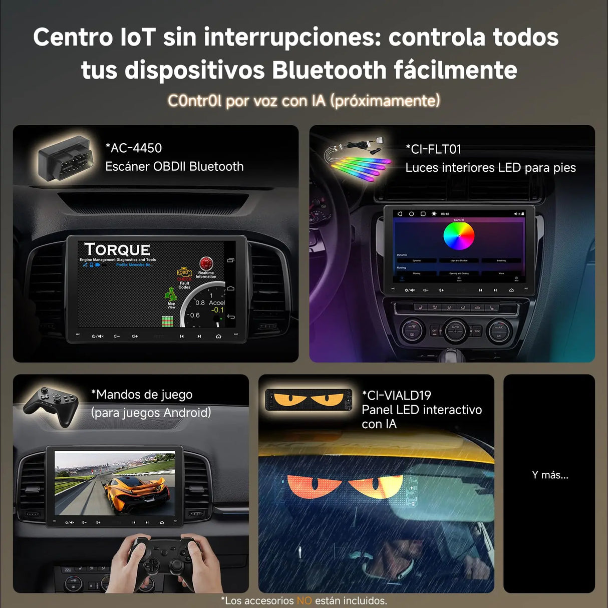 ATOTO S8G2A79UN 7" Double Din Android autoradio con Camere Anteriori e Posteriori 1080P, CarPlay/Android Auto Senza Fili, Touchscreen QLED, 4G, Wi-Fi, Bluetooth, USB, DSP, AMP, SUB, GPS & AI