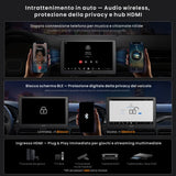 ATOTO X10DG211E 10" QLED DAB Autoradio 2 Din Android, 8+128G, Wireless CarPlay & Android Auto, 4G LTE, AI Voice Assistant, GPS Tracking, Dual MIC & Bluetooth, LRV, 36-Band EQ, HDMI Input