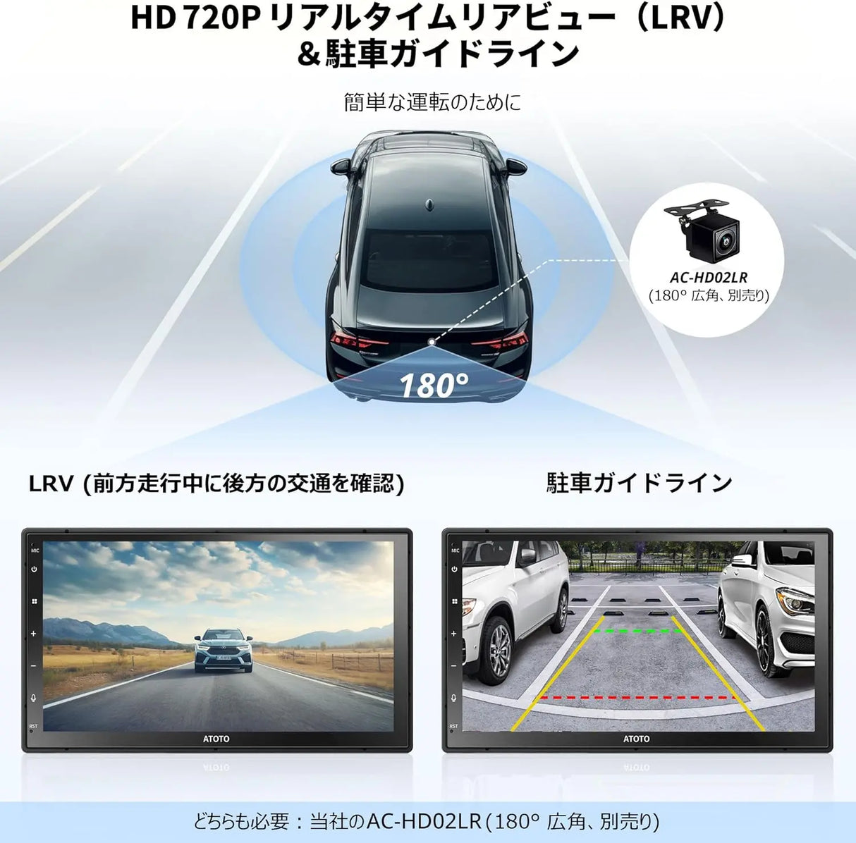 7インチ QLED 2DIN ディスプレイオーディオ Android カーナビ