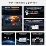ATOTO S84G211P-S01 10.1 Pulgadas QLED Android Radio de Coche Doble DIN, CarPlay y Android Auto inalámbricos, 4G LTE, WiFi/USB-Tethering, Hi-Fi DSP con pre-Salida de 4V, con cámara de reversa, 4G+64G