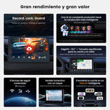 ATOTO S84G211P-S01 10.1 Pulgadas QLED Android Radio de Coche Doble DIN, CarPlay y Android Auto inalámbricos, 4G LTE, WiFi/USB-Tethering, Hi-Fi DSP con pre-Salida de 4V, con cámara de reversa, 4G+64G